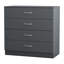 Deloice 4 Drawer 75Cm W Chest of Drawers Bedside Cabinet-1441463677