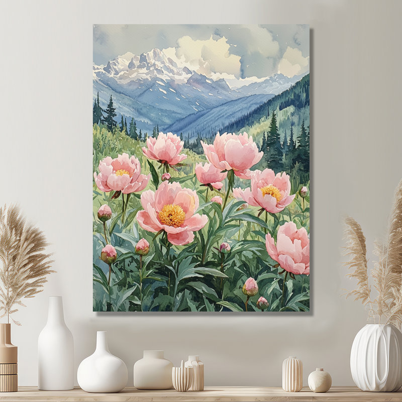 Hedlund - salon d'art mural floral, Toile tendue, Ne s’applique pas, H 20 po x l 12 po