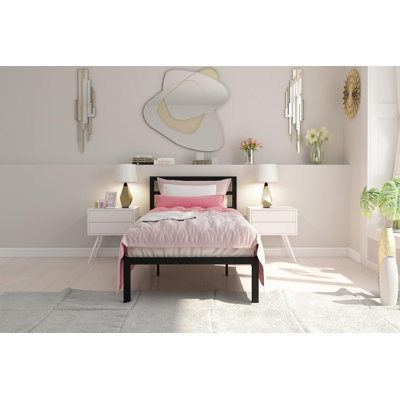 Besime Metal Platform Bed