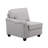Ellis 8-Piece Modular L-Shape Linen Sectional Sofa and Ottoman