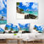 Coussin photographie de plage idéale à Seychelles-29079171-29079172