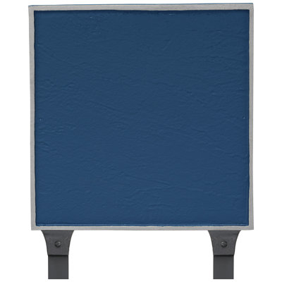 Classic Square One-Line Address Sign Plaque with Lawn Stakes