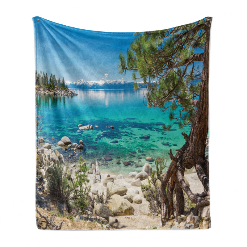 Hand Woven Throw Blanket, 50" W x 70" L