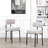 Sherpa Upholstered Metal Dining Chairs-1351667554-1389094373
