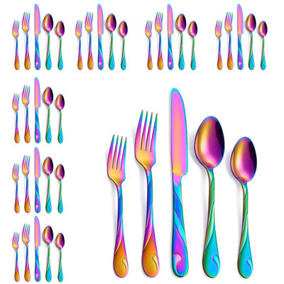 Piece Steel Wood Stainless Steel Hostess Set
