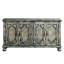 Console rectangulaire à 4 portes L 60 po gris rustique Hanny