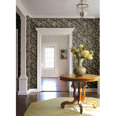 Begonia Sea Floral Trail Wallpaper