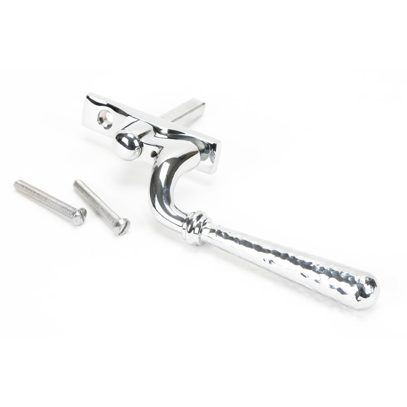 Hammered Newbury Espag Door Accessory, Polished Chrome