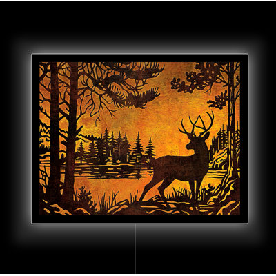 LED AMBER DEER Signs