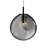 Cantina 1 - Light Satin Black Single Pendant-21970442-21970443