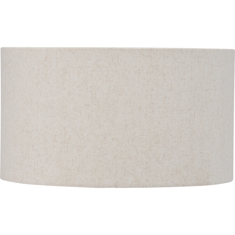 Jute Drum Lamp Shade ( Uno ) in Beige, 23" H x 40" W x 40" D