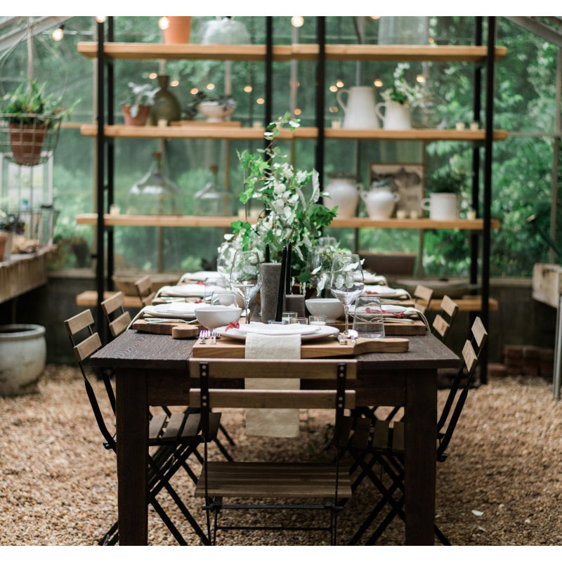 Table de ferme Provence, 30" H x 72" L x 36" W, Saddle