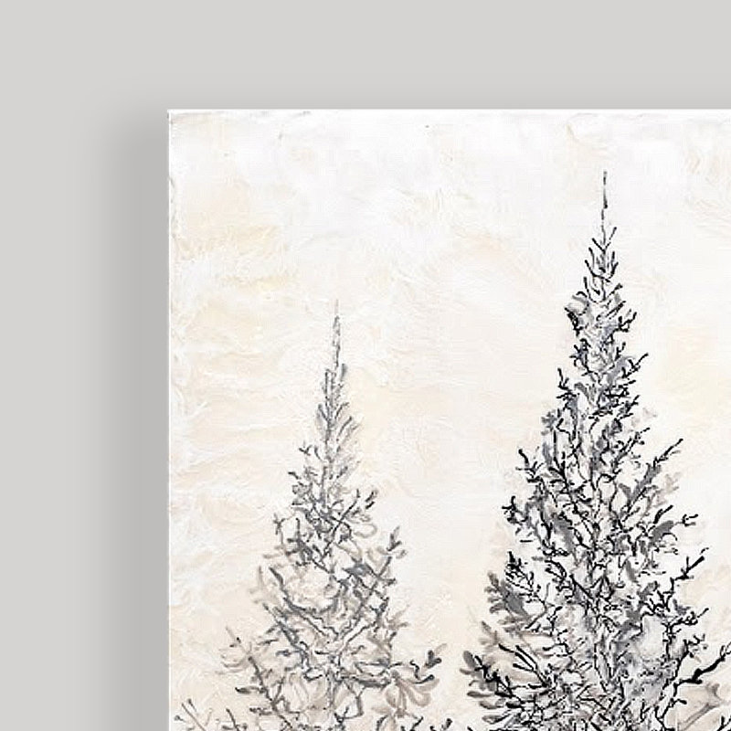 «Monoscape I» par Karen Biery, reproduction d'art sur toile tendue, H 20 po x l 16 po x P 1,5 po
