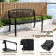 Rishaan Steel Outdoor Bench