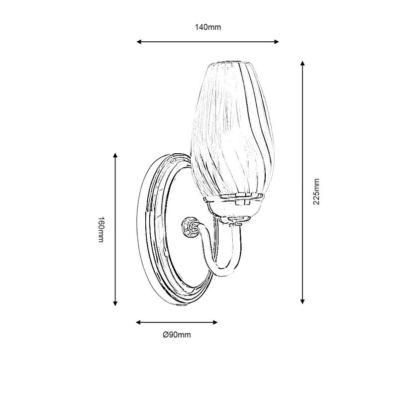 Brayton Armed Sconce