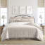 Ensemble de couvre-lit en coton naturel / ivoire Walker-110450199