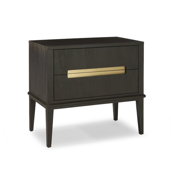 Benjara 16 2-drawer Traditional Wood Nightstand By Louis Philippe