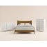 Sandara Modern Solid Wood Fully Assemble 3 Piece Bedroom Set