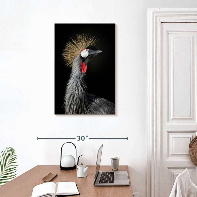 Brampt The Queen Crane, 30" H x 20" W