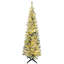 Grand sapin de Noël artificiel pré-éclairé avec lumières DEL-16976273