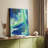 GeometricInCoolVI -Custom Wrapped Gallery Cavas