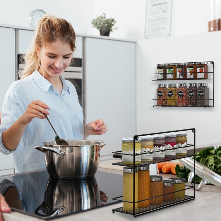 Prep & Savour Wall Spice Rack