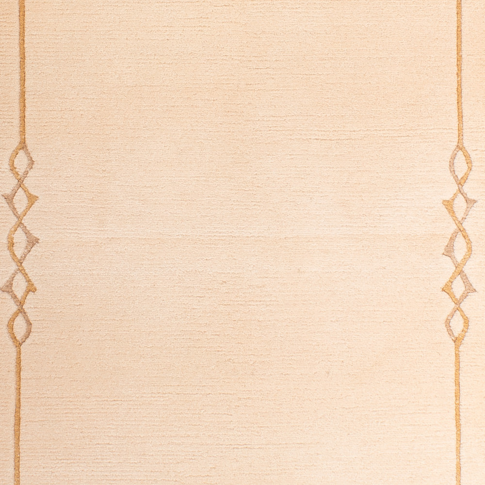 Oriental Nepal Rug - 141 x 72cm - Beige
