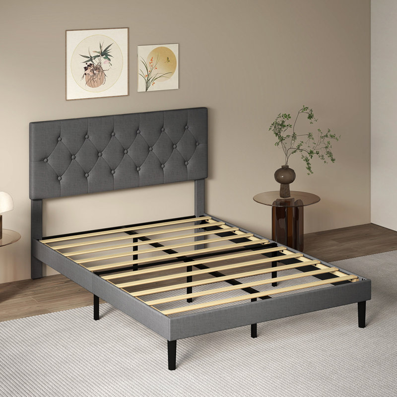 Upholstered Bed, Small Double (4')