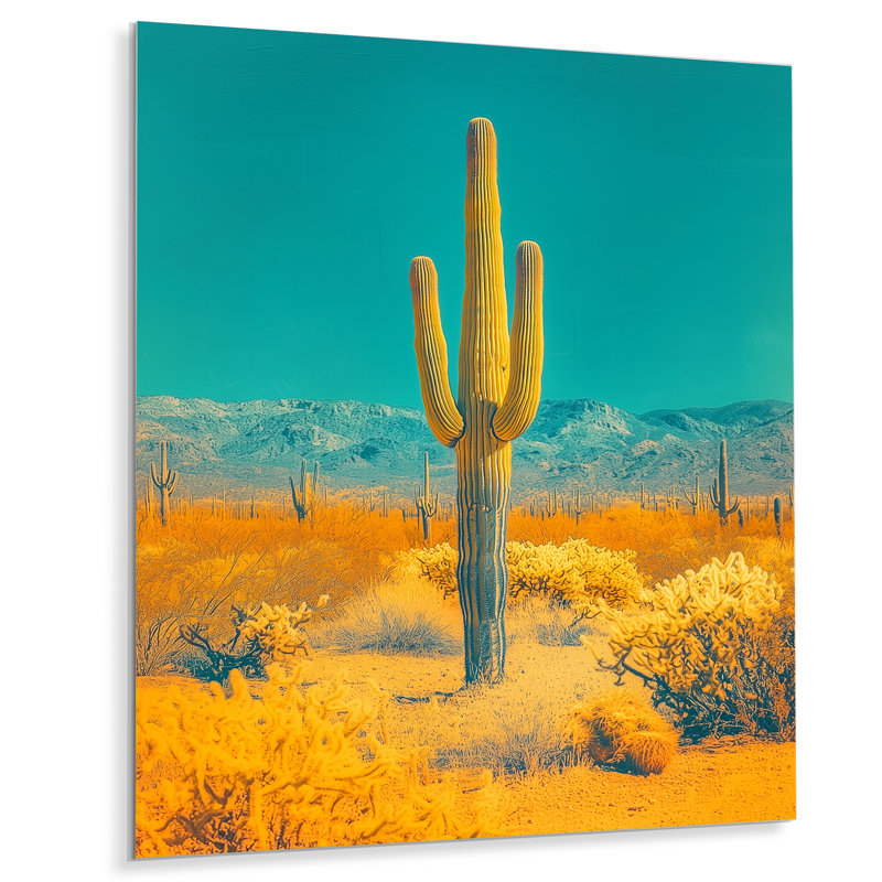 Marwaan - Cactus Metal Prints, 20" H x 12" W