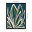 Blue Flora 1 by Alicia Bock Framed Canvas Wall Art Print