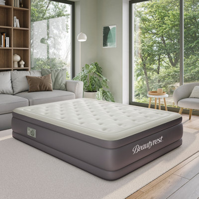 Beautyrest Sky Rise 18" Queen Air Mattress with Built-In Pump