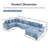 Oversized Cloud Modular Sectional Couch,Convertible Sectional Couches,Extra-Thick Armrests With Chaise,Soft Corduroy Fabric,Ergonomic Design, Easy Assembly,for Living Rooms Reading Rooms-114888065-121686700