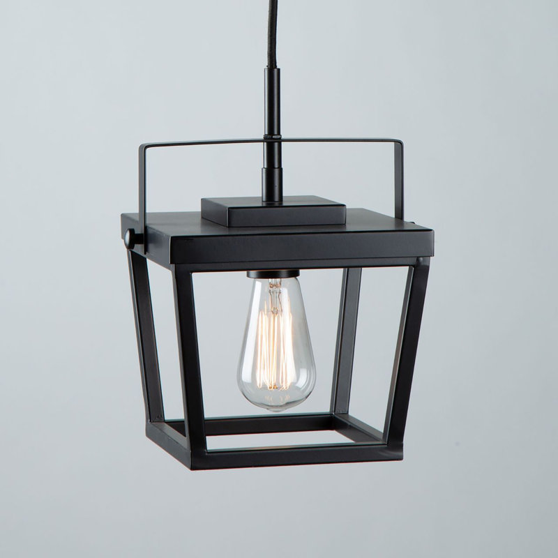 Carriage 1 - Light Black Single Pendant