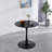 31.5" Table Mid-Century Dining Table For 2-4 People With Round Mdf Table Top-368290658-355179822