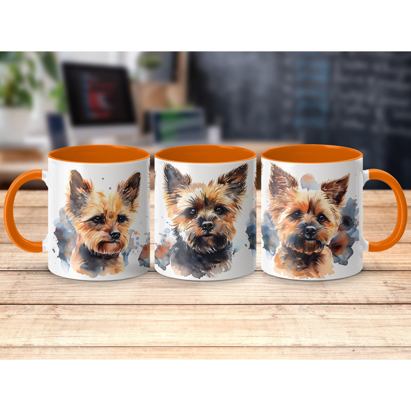 Ceramic Coffee Mug, 1, Orange