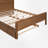 Wescott Platform Bed with Storage Headboard and a Big Drawer,Storage Bed,Bed Frame,Beds-443833561