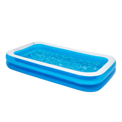 Hillington Jumbo Deluxe Rectangular Inflatable Family Swimming Pool 3.05m (120")