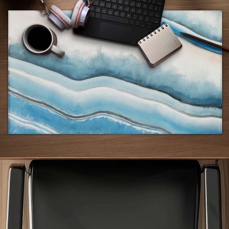 Textured geode - 14.00"x24.25" Desk mat