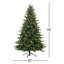Arbre de Noël pin pré-éclairé-109395173