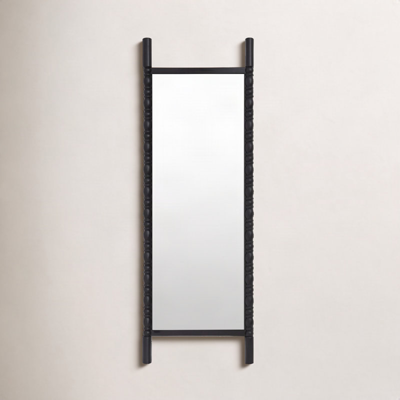Miroir Galey Alix x Livabliss Bennet, 65 po x 22 po, Noir