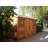 Longhouse 16 ft. W x 8 ft. D Western Red Cedar Wood Storage Shed