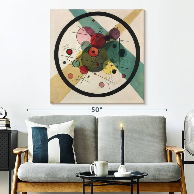 Circles In A Circle, 33" H x 33" W
