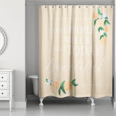 Rideau de douche simple Perine