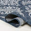 Tapis d'intérieur / extérieur bleu marine / crème Amora-1105023475