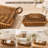 Handwoven Baskets Set of 5