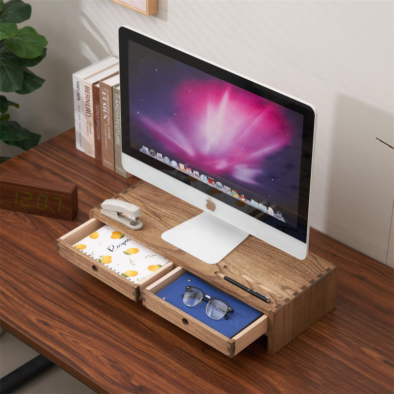 Manufactured Wood Monitor Stand
