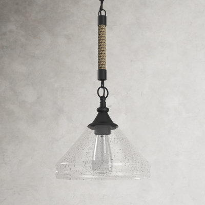Deyo Single Light Glass Dimmable Pendant