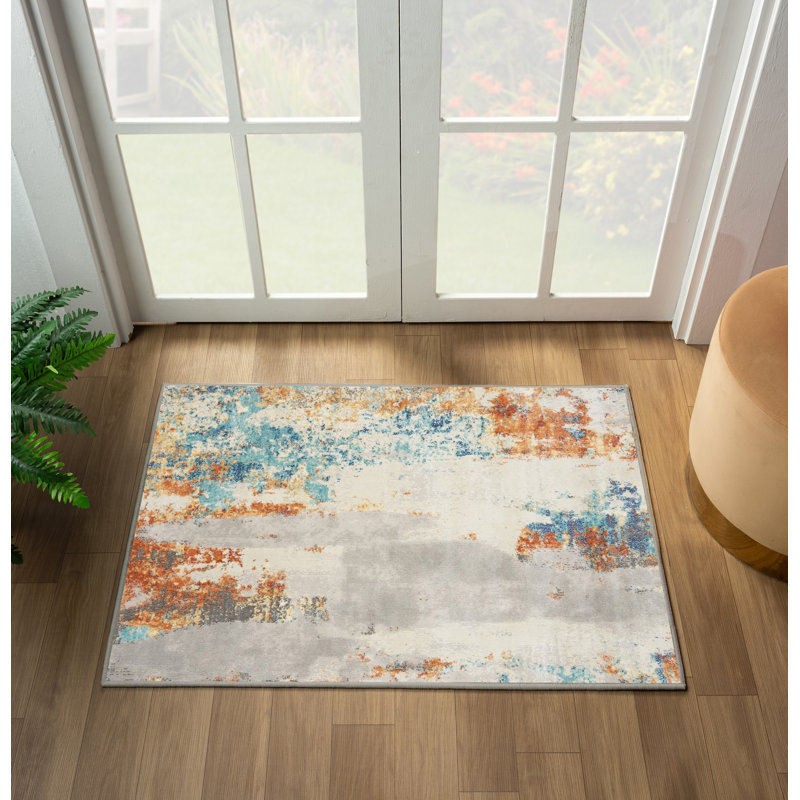 Elkhorn Abstract Indoor Rug, Rectangle 2' x 3'