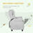 Alathia Kids Adjustable Height Recliner and Ottoman-2046594567