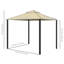 Pavillon de jardin permanent en métal L 10 pi. D Pavillon de jardin-102176853
